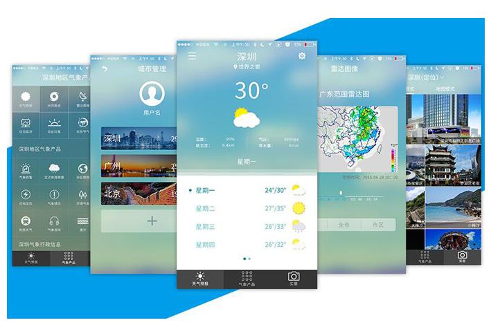 天氣預報app